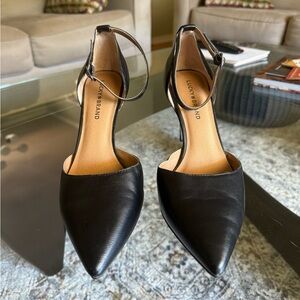 Lucky Brand Black Heel ankle strap